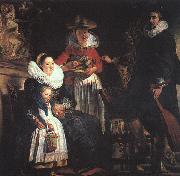 Jacob Jordaens The Painter's Family Sweden oil painting reproduction